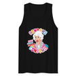 Debut garment mockup | Condoms! (Tank Top) | Black