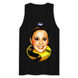 Debut garment mockup | Baby Got Track-Suit (Tank Top) | Black