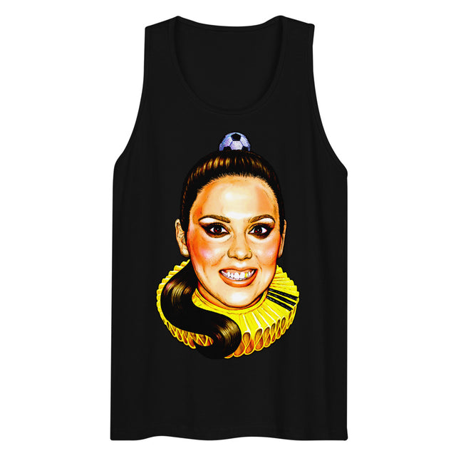Debut garment mockup | Baby Got Track-Suit (Tank Top) | Black