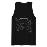 Debut garment mockup | Pliez et accrochez (Tank Top) | Black