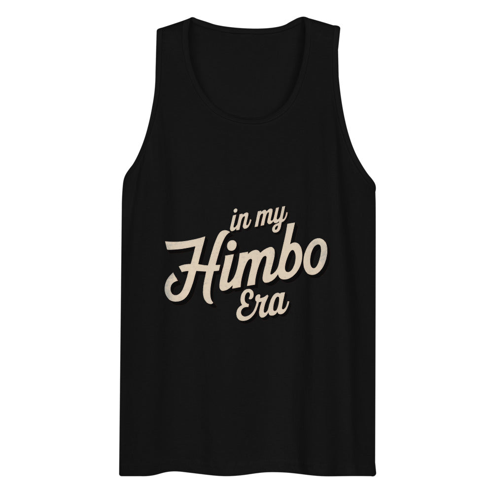Debut garment mockup | In My Himbo Era (Tank Top) | Black