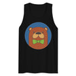 Debut garment mockup | Otter than Most (Tank Top) | Black