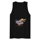Debut garment mockup | Chicken Ranch (Tank Top) | Black
