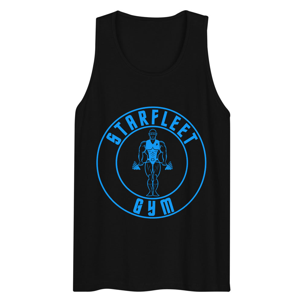 Debut garment mockup | Starfleet Gym (Tank Top) | Black