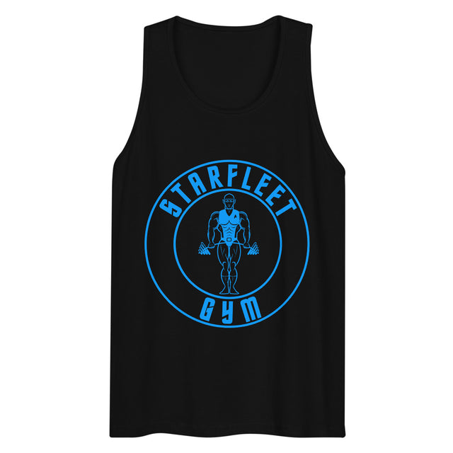 Debut garment mockup | Starfleet Gym (Tank Top) | Black