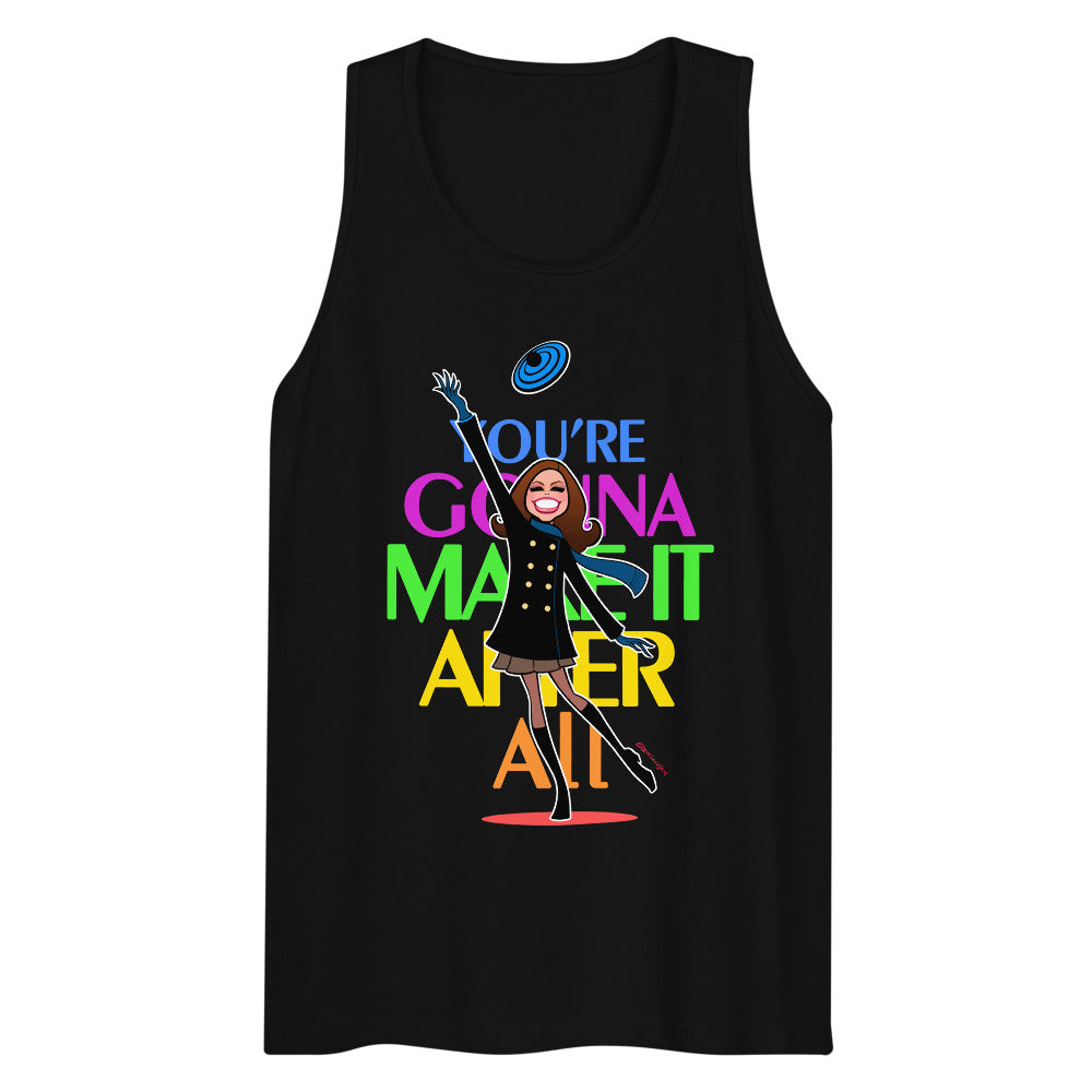 Debut garment mockup | You're Gonna Make It (Tank Top) | Black
