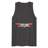 Top Dad/Daddy/Zad/Zaddy (Tank Top) - Charcoal Heather