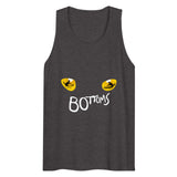 Debut garment mockup | Feline Position (Tank Top) | Charcoal Heather
