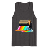 Debut garment mockup | Dion Stop Believin' (Tank Top) | Charcoal Heather