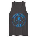 Debut garment mockup | Starfleet Gym (Tank Top) | Charcoal Heather