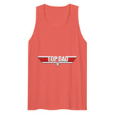 Top Dad/Daddy/Zad/Zaddy (Tank Top) - Coral