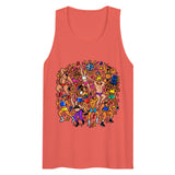 Can't Stop Won't Stop (Tank Top) - Coral