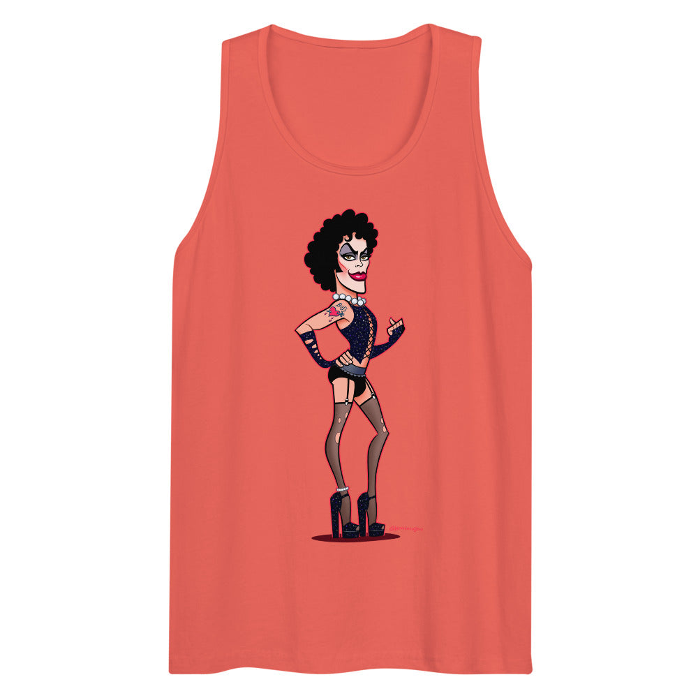 Debut garment mockup | Transylvanian (Tank Top) | Coral