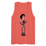 Debut garment mockup | Transylvanian (Tank Top) | Coral