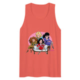 Debut garment mockup | Southern Belles (Tank Top) | Coral