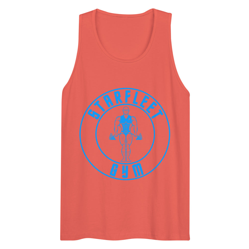 Debut garment mockup | Starfleet Gym (Tank Top) | Coral