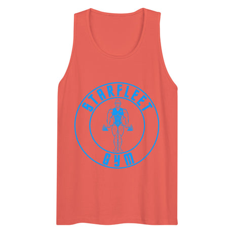 Debut garment mockup | Starfleet Gym (Tank Top) | Coral