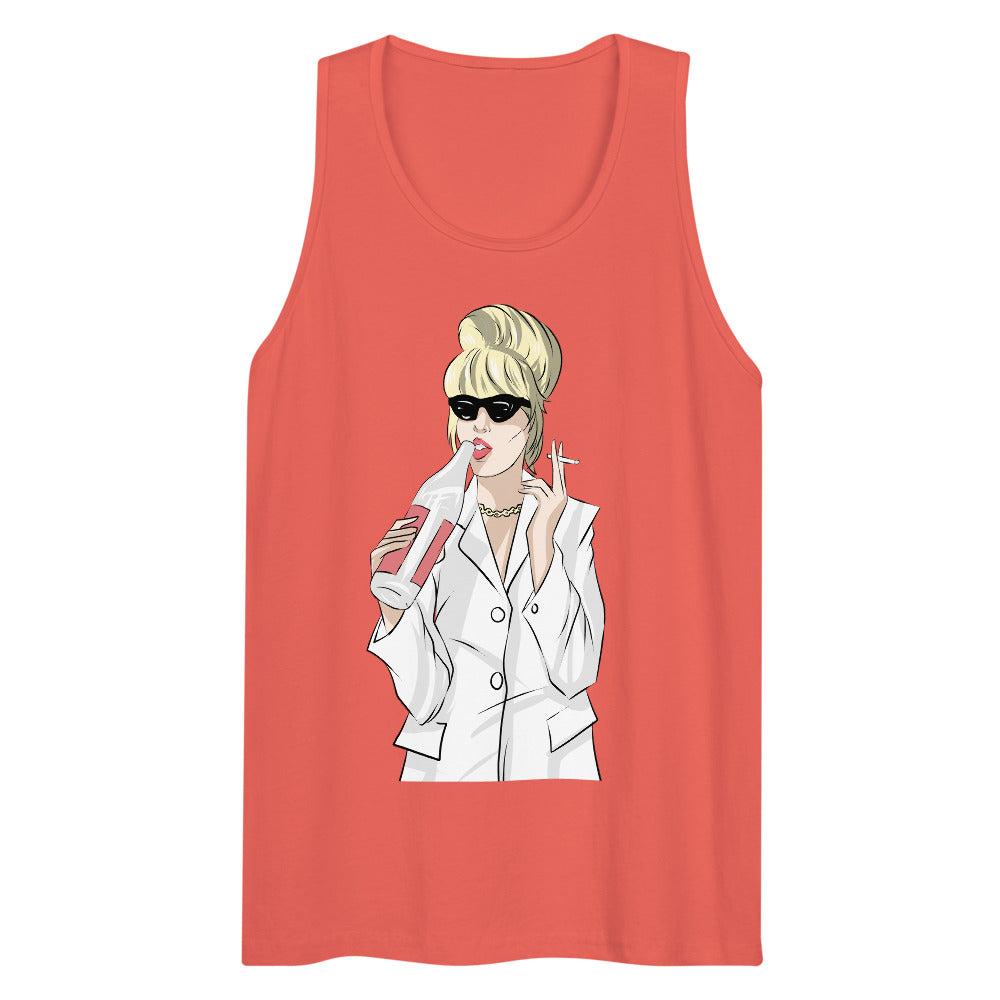 Debut garment mockup | Patsy (Tank Top) | Coral
