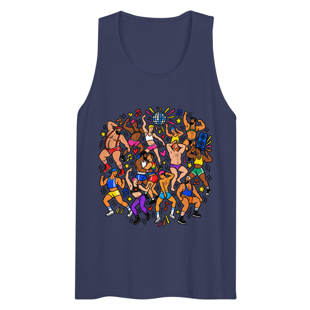 Can't Stop Won't Stop (Tank Top) - Harbor Blue