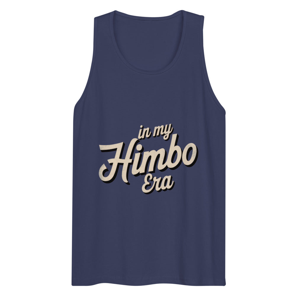 Debut garment mockup | In My Himbo Era (Tank Top) | Harbor Blue