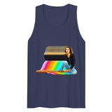 Debut garment mockup | Dion Stop Believin' (Tank Top) | Harbor Blue