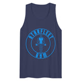 Debut garment mockup | Starfleet Gym (Tank Top) | Harbor Blue