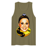 Debut garment mockup | Baby Got Track-Suit (Tank Top) | Military Green