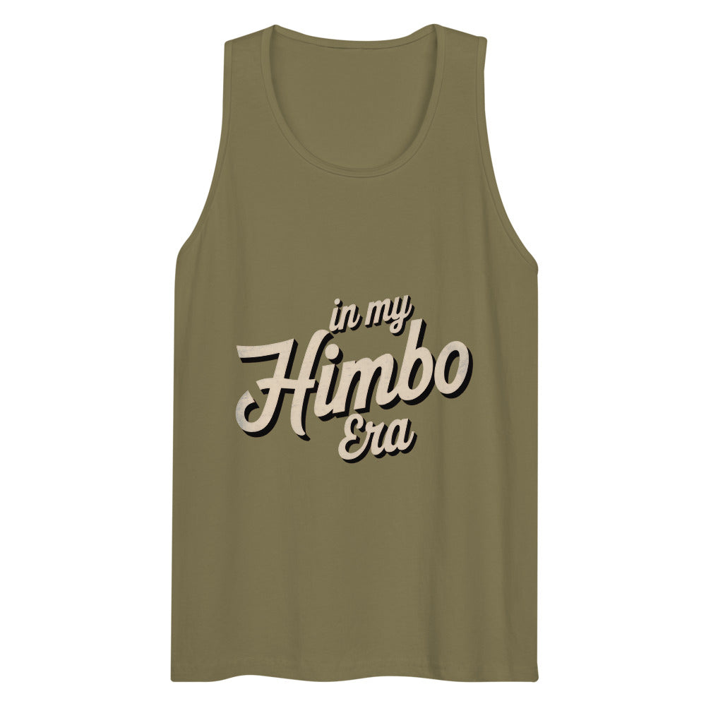 Debut garment mockup | In My Himbo Era (Tank Top) | Military Green