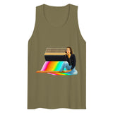 Debut garment mockup | Dion Stop Believin' (Tank Top) | Military Green