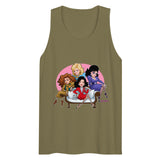 Debut garment mockup | Southern Belles (Tank Top) | Military Green