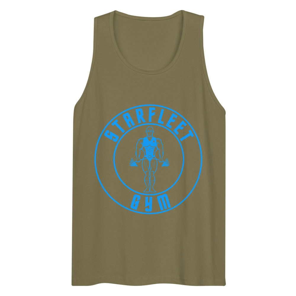 Debut garment mockup | Starfleet Gym (Tank Top) | Military Green