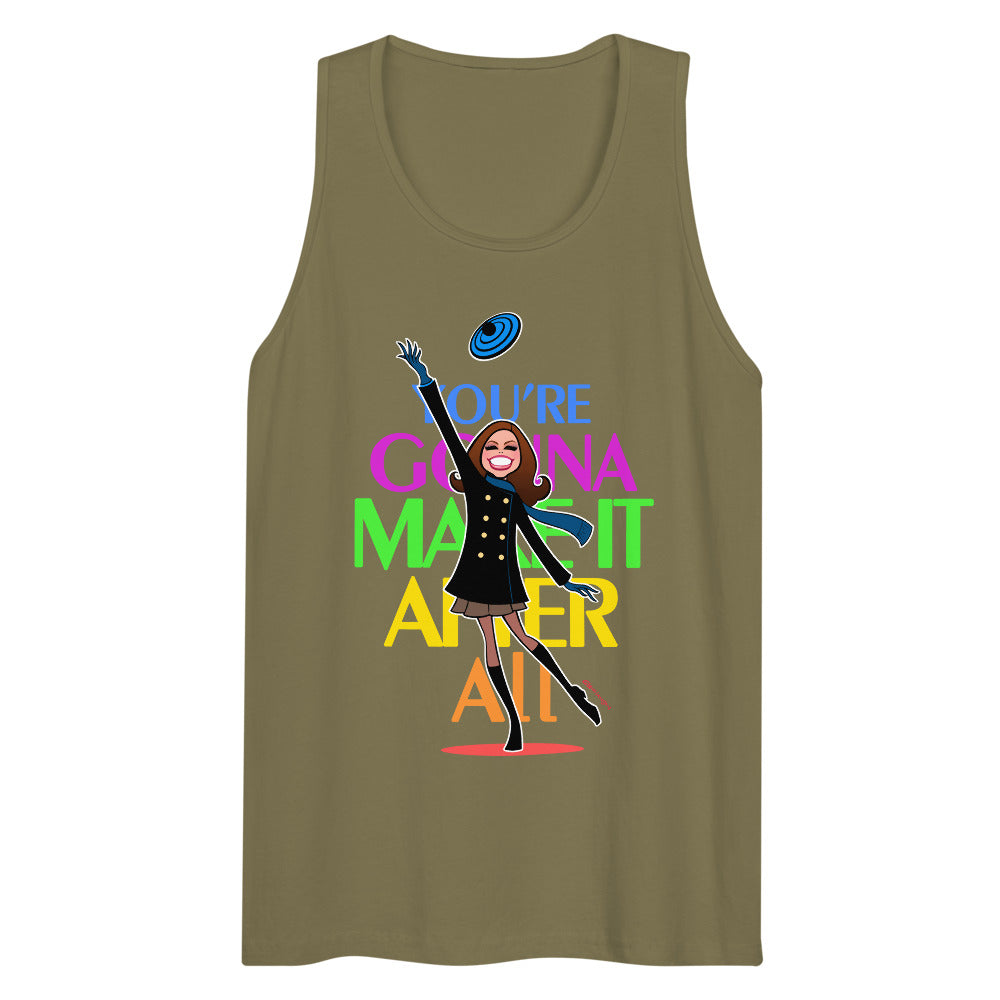 Debut garment mockup | You're Gonna Make It (Tank Top) | Military Green