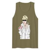 Debut garment mockup | Patsy (Tank Top) | Military Green
