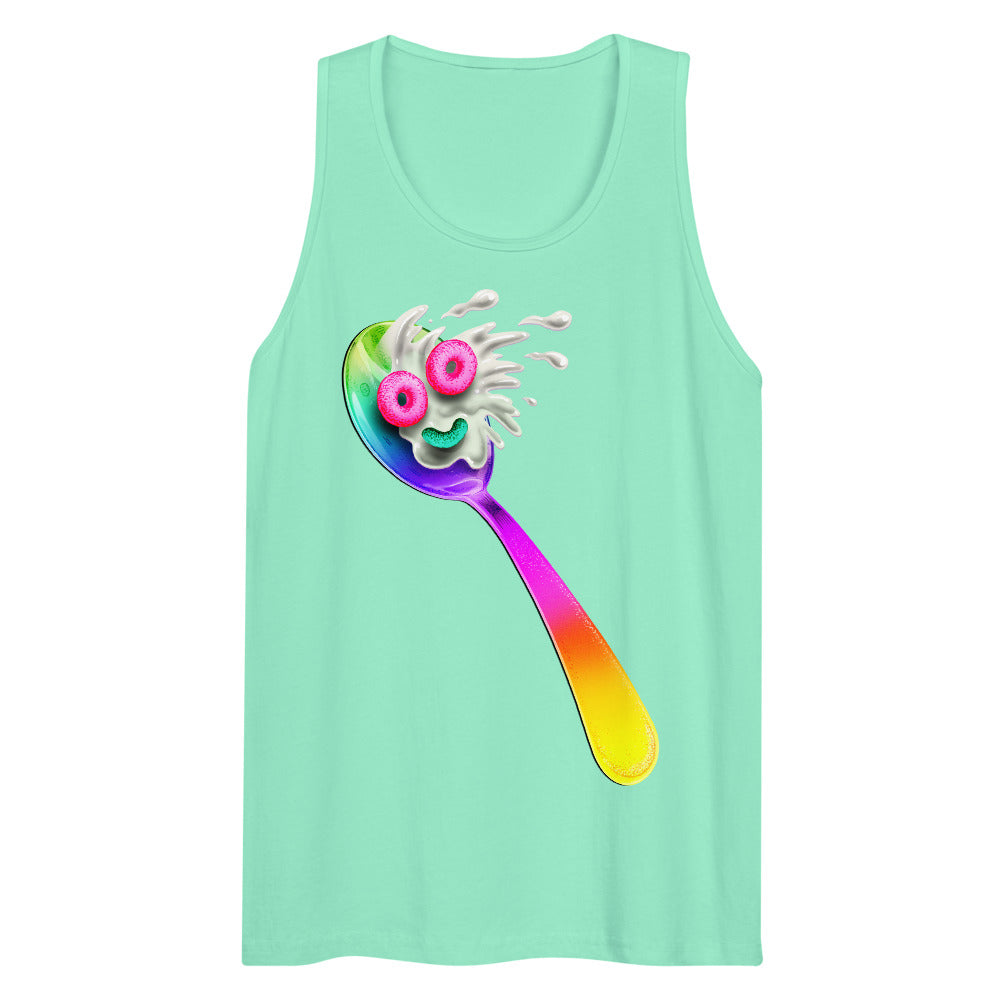 Spooning Leads to Forking (Tank Top) - Mint
