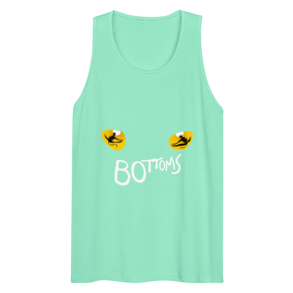 Debut garment mockup | Feline Position (Tank Top) | Mint