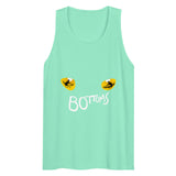 Debut garment mockup | Feline Position (Tank Top) | Mint
