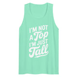 Debut garment mockup | I'm Not a Top (Tank Top) | Mint