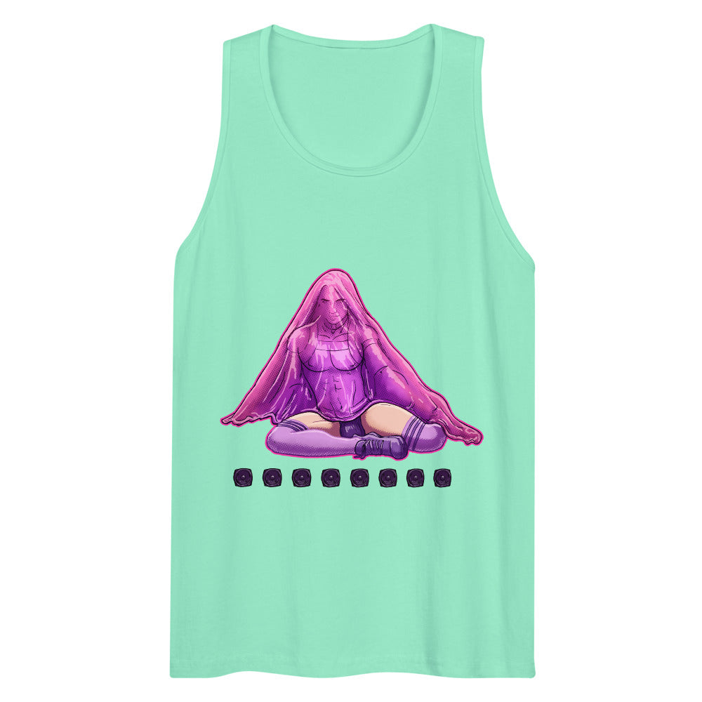Debut garment mockup | Bless Me Daddy (Tank Top) | Mint