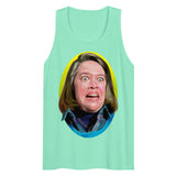 Debut garment mockup | Fan-tastic and Deranged (Tank Top) | Mint