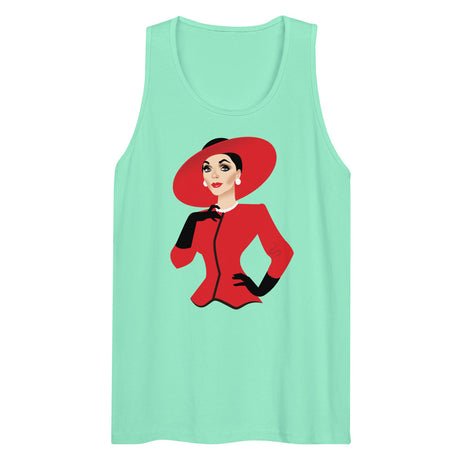 Debut garment mockup | The Ex-Wife (Tank Top) | Mint