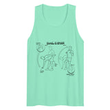Debut garment mockup | Pliez et accrochez (Tank Top) | Mint