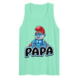 Debut garment mockup | Brawny Papa (Tank Top) | Mint