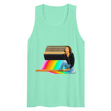 Debut garment mockup | Dion Stop Believin' (Tank Top) | Mint