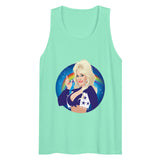 Debut garment mockup | Here Comes the Rainbow (Tank Top) | Mint