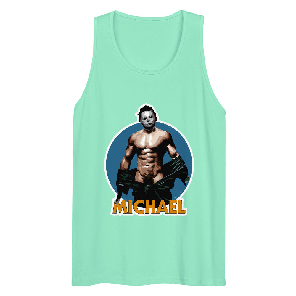 Debut garment mockup | Michael (Tank Top) | Mint