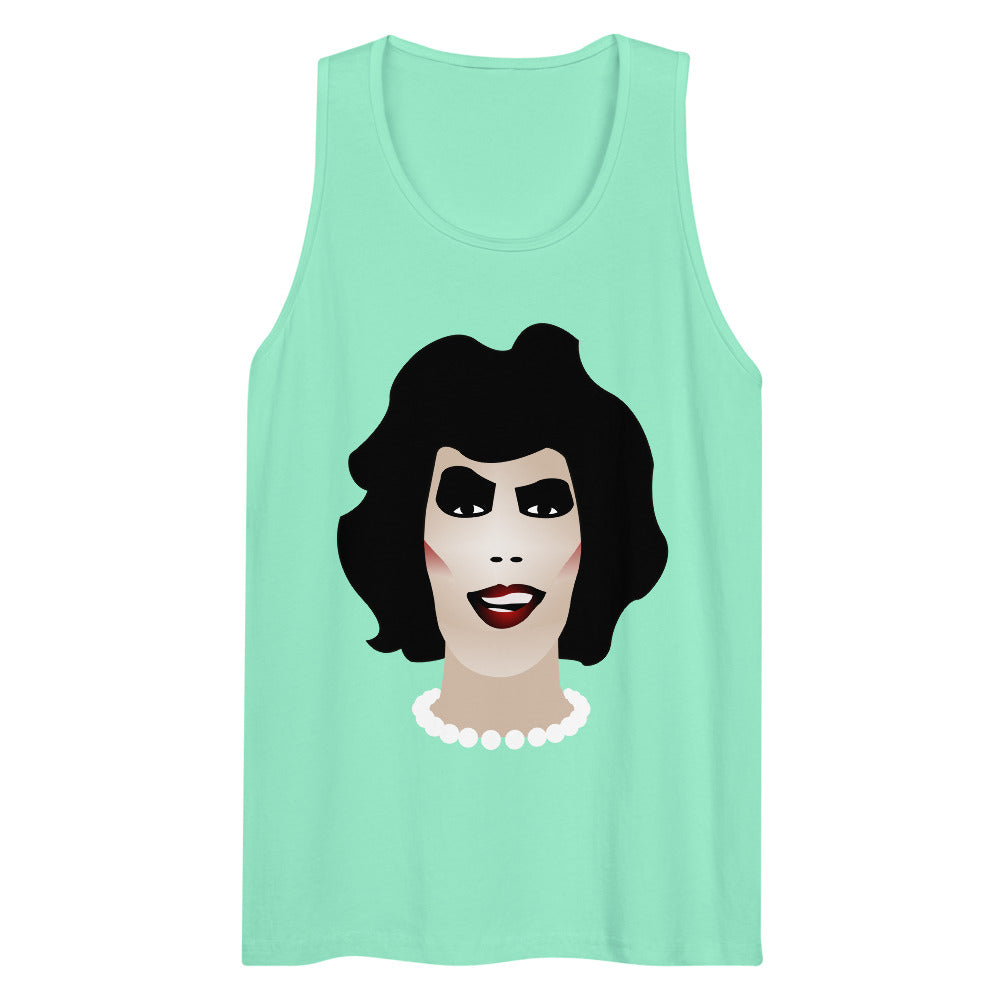 Debut garment mockup | Frank N Furter (Tank Top) | Mint