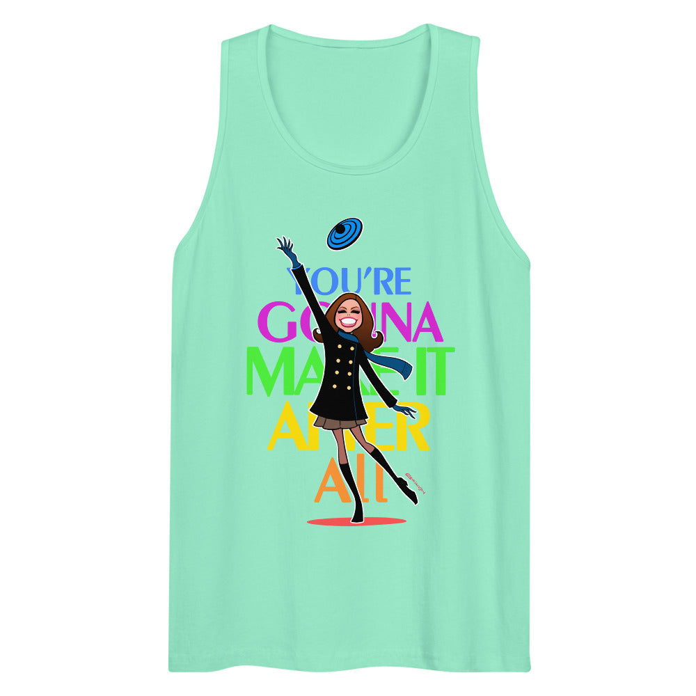 Debut garment mockup | You're Gonna Make It (Tank Top) | Mint