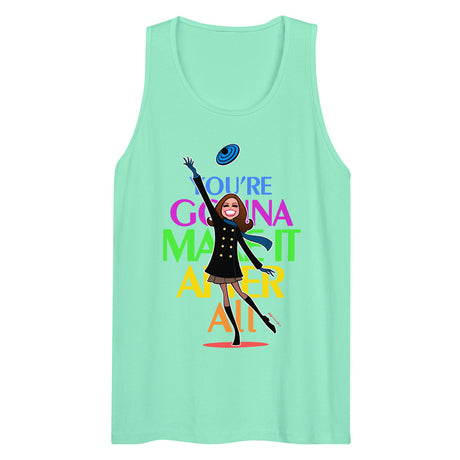 Debut garment mockup | You're Gonna Make It (Tank Top) | Mint
