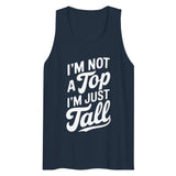 I'm Not a Top (Tank Top) - Navy
