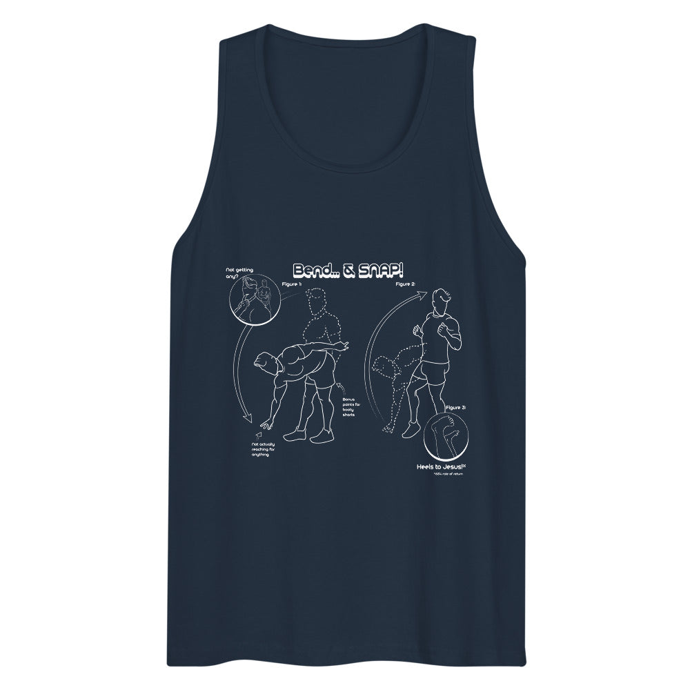 Pliez et accrochez (Tank Top) - Navy